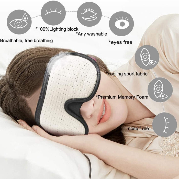 Contoured Ice Silk Sleep Mask