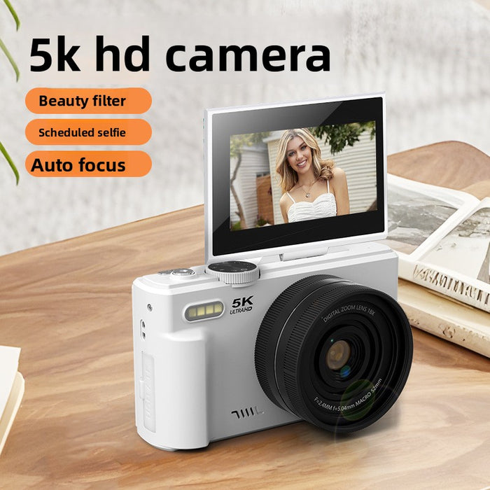 5K HD Digital Camera with Flip Screen WiFi