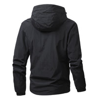 Mens Lightweight Waterproof Hooded Jacket