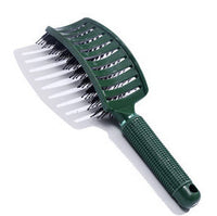 Hairdressing comb, ribbed comb