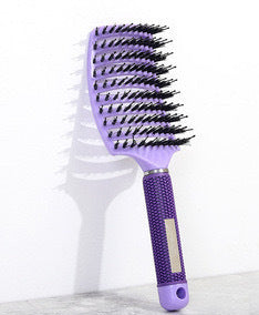 Hairdressing comb, ribbed comb
