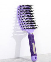 Hairdressing comb, ribbed comb
