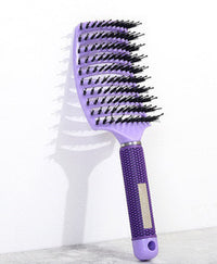 Hairdressing comb, ribbed comb