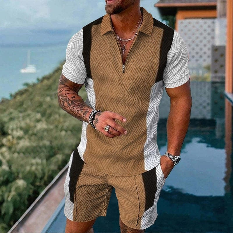 Polo & Shorts Two-Piece Set