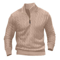 Mens Half Zip Knit Sweater