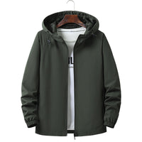 Mens Lightweight Waterproof Hooded Jacket
