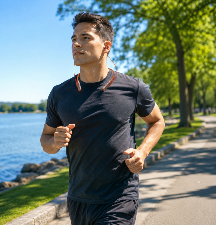 Noise-Canceling Sports Neckband Earphones