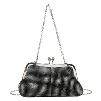 Rhinestone Mesh Evening Bag