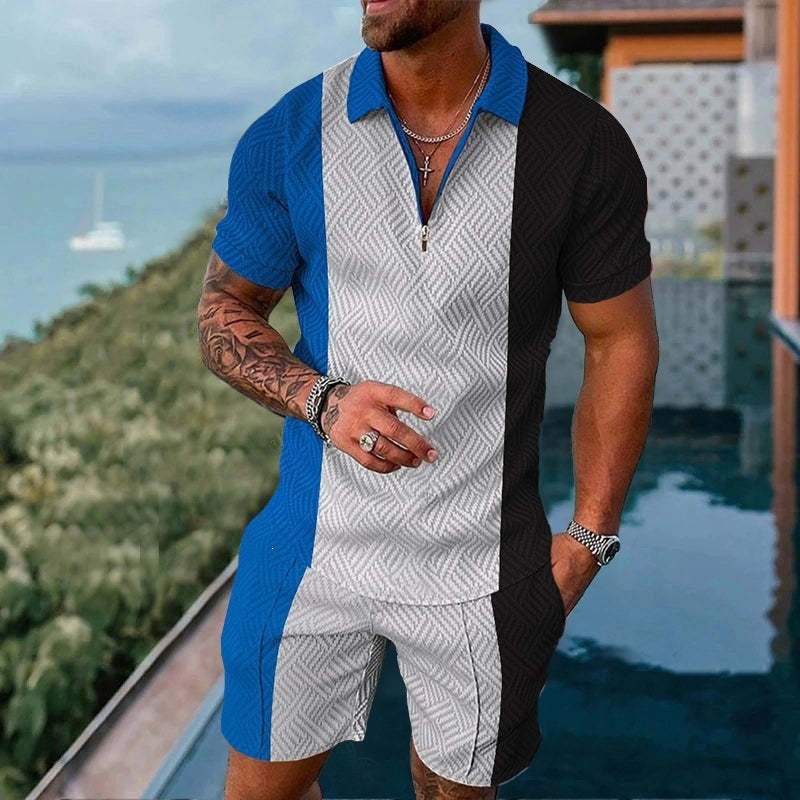 Polo & Shorts Two-Piece Set