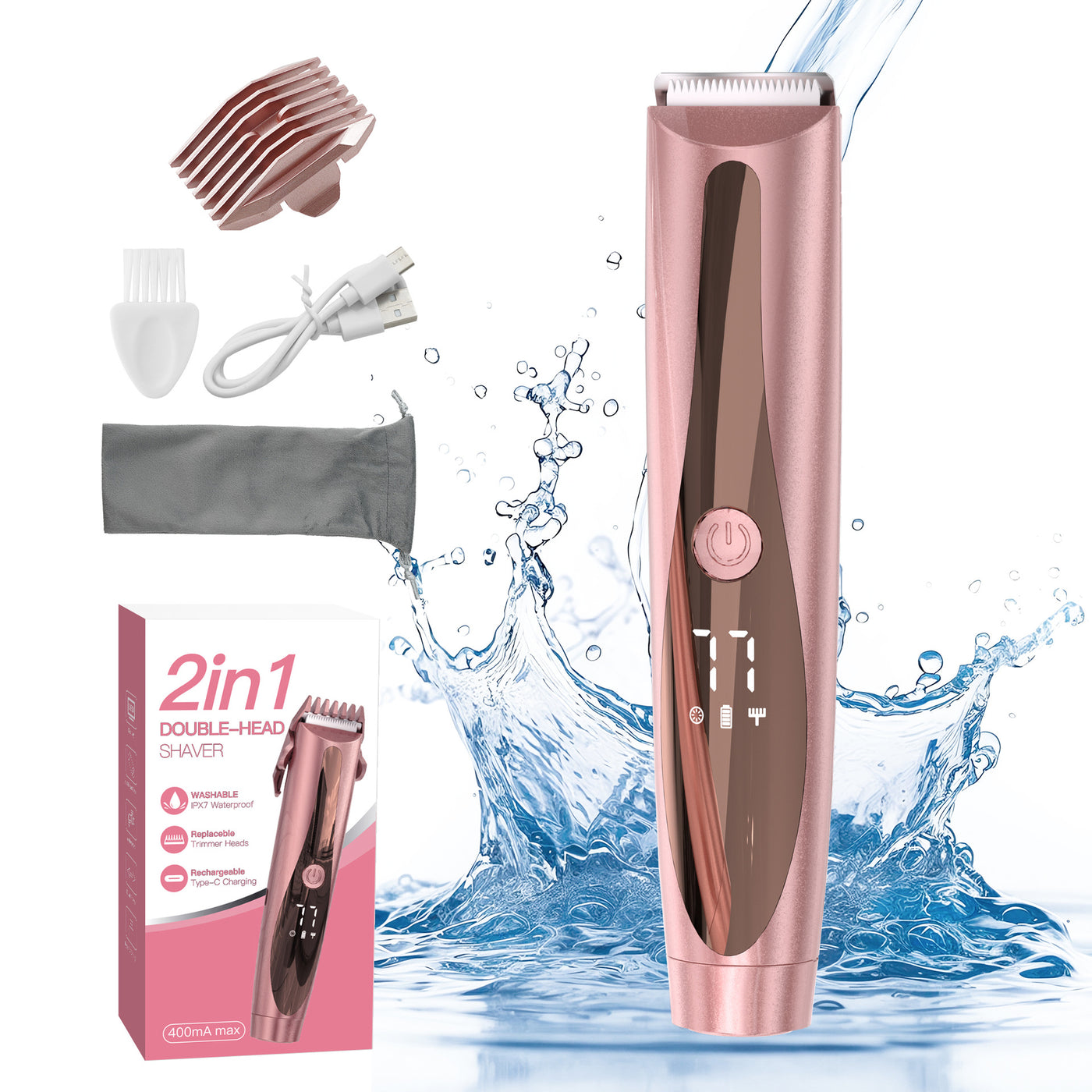 Dual Head Women Electric Shaver
