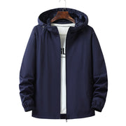Mens Lightweight Waterproof Hooded Jacket