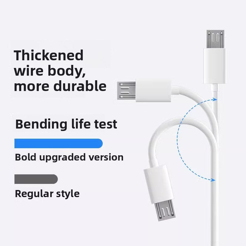 Extended Length USB Fast Charging Cable for Android and Type-C Devices