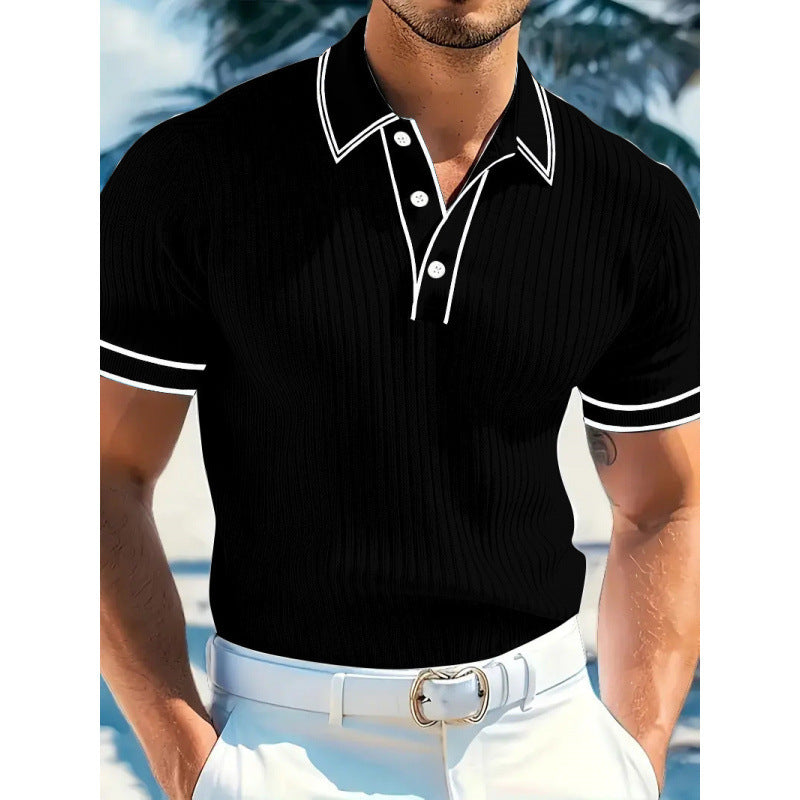 Color-Block Polo Shirt