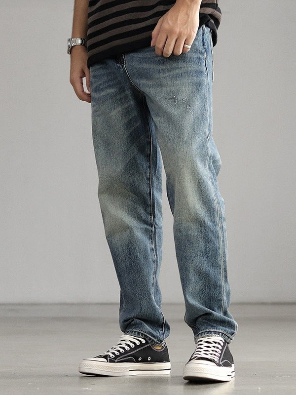 Retro Straight-Fit Denim Jeans