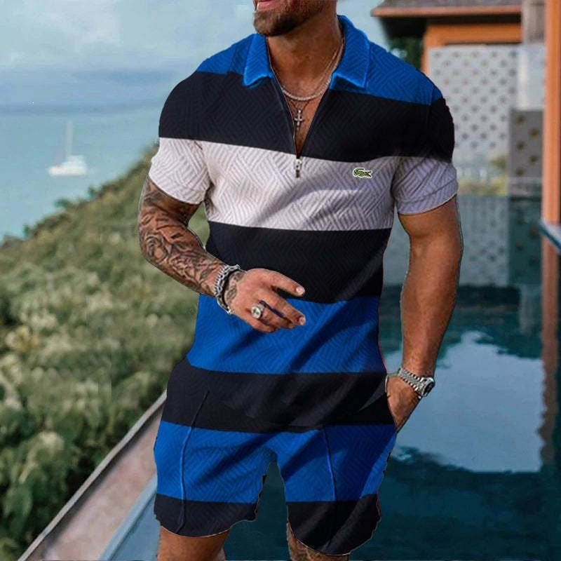 Polo & Shorts Two-Piece Set