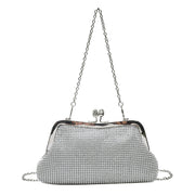 Rhinestone Mesh Evening Bag