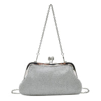 Rhinestone Mesh Evening Bag