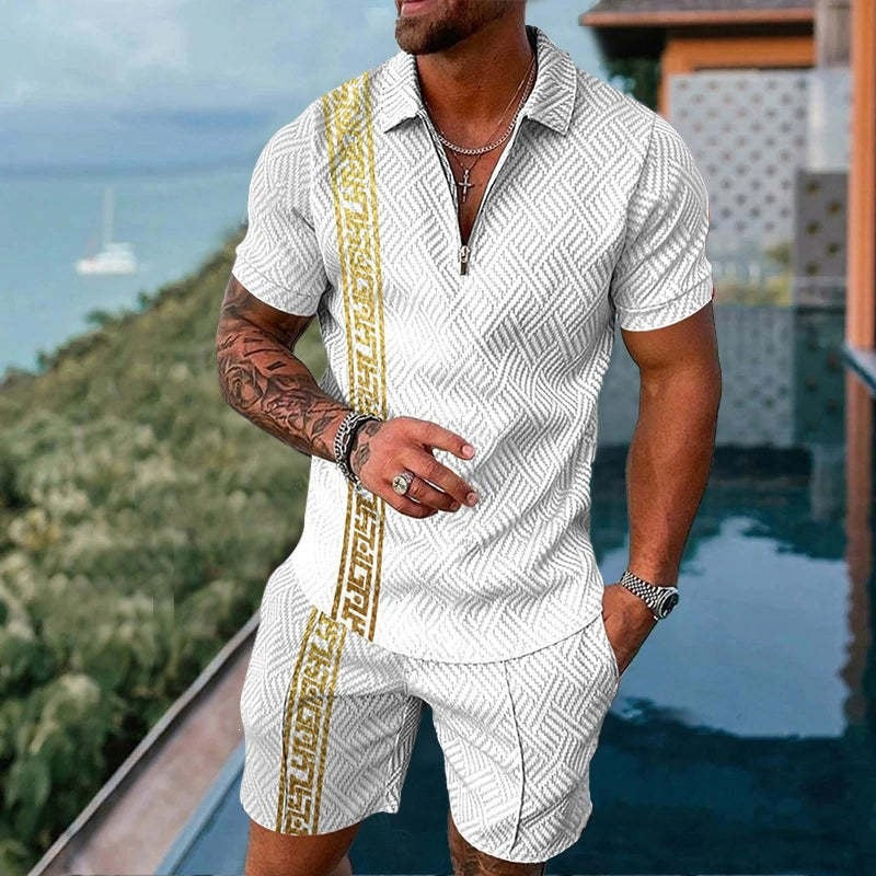 Polo & Shorts Two-Piece Set