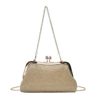 Rhinestone Mesh Evening Bag