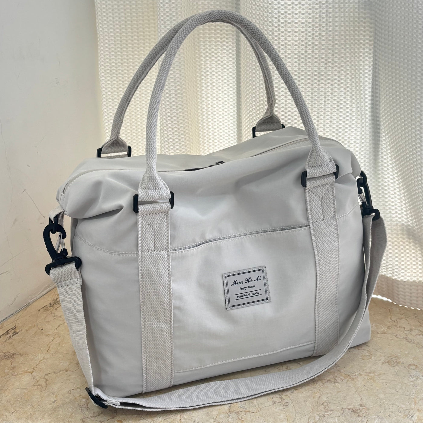 Large Capacity Travel Tote Bag with Multiple Pockets