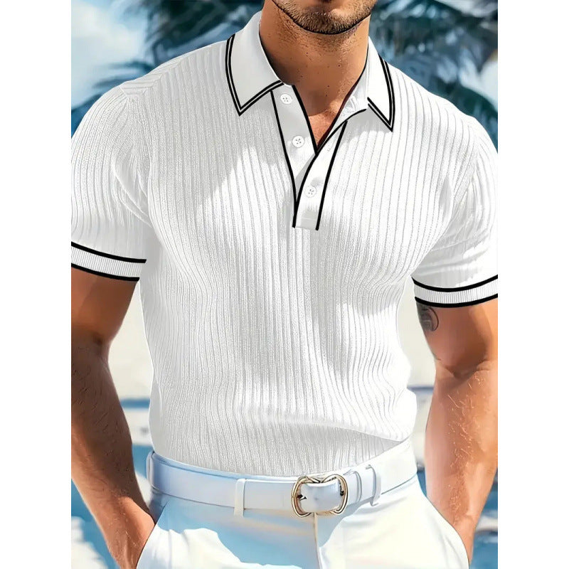 Color-Block Polo Shirt