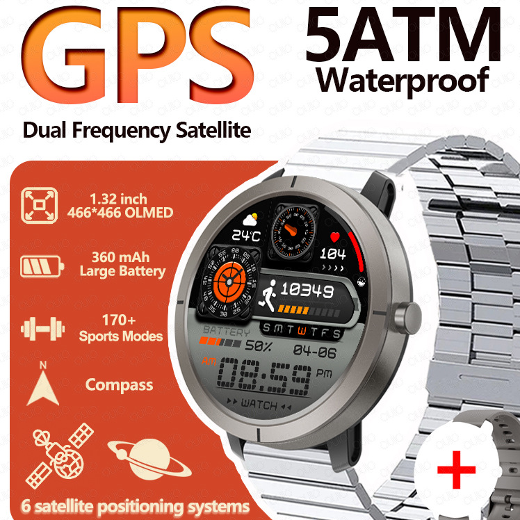 GPS Smart Watch Health Monitor