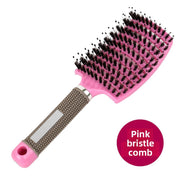 Hairdressing comb, ribbed comb