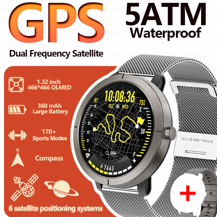 GPS Smart Watch Health Monitor