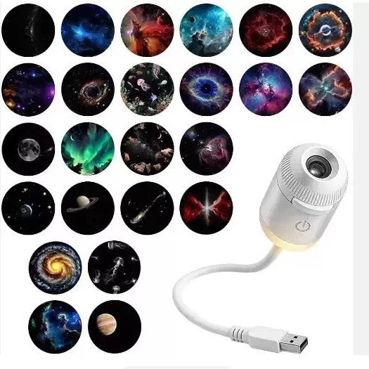 USB Star Projection Night Light