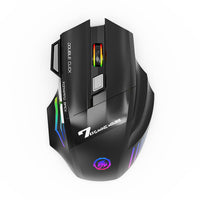 Wireless Gaming Mouse with Silent Click and RGB Lighting
