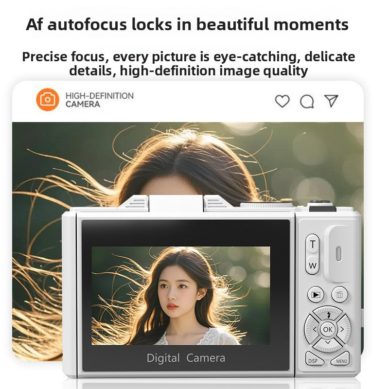 5K HD Digital Camera with Flip Screen WiFi