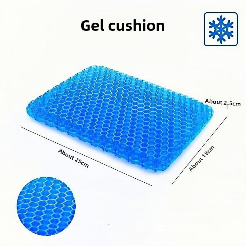 Enhanced Cooling Gel Seat Cushion with Honeycomb Design