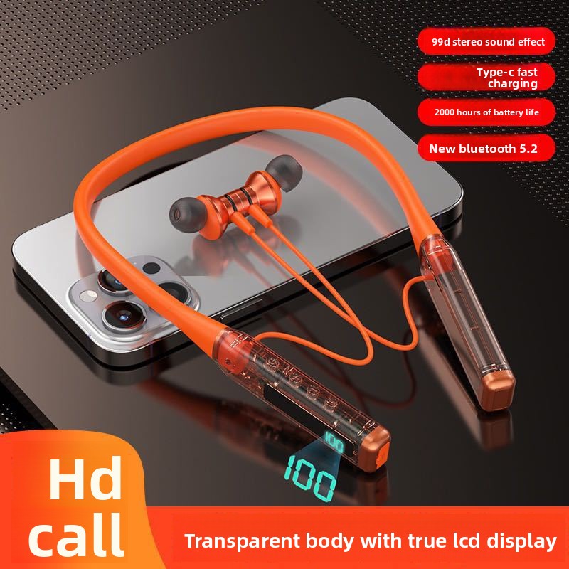 Noise-Canceling Sports Neckband Earphones