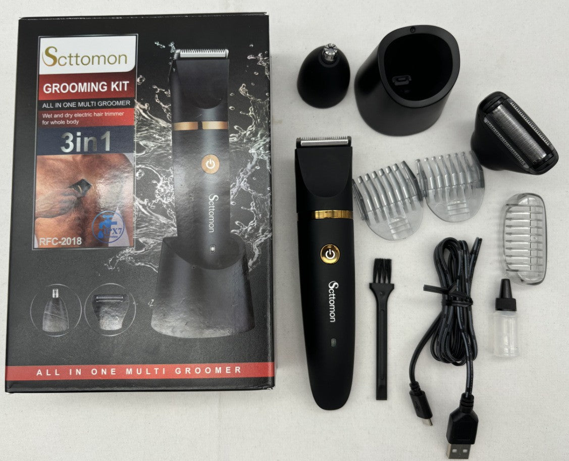 3-in-1 Waterproof Grooming Kit