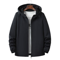 Mens Lightweight Waterproof Hooded Jacket