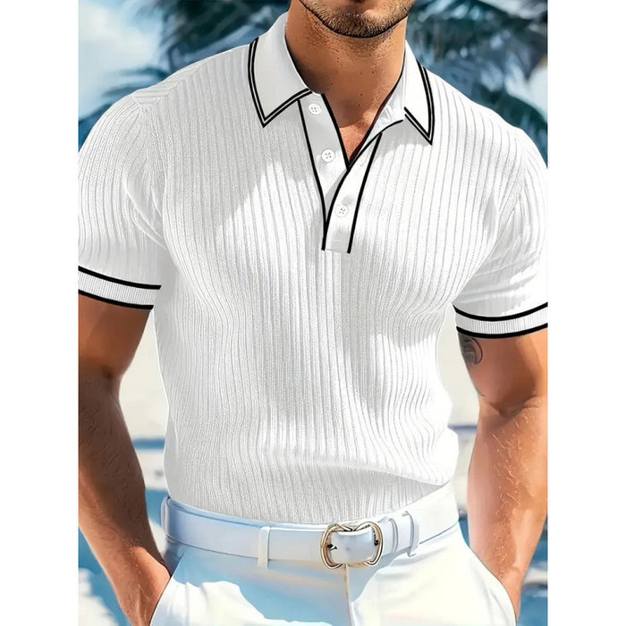 Color-Block Polo Shirt