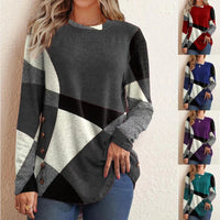 Printed Cashmere Blend Tee