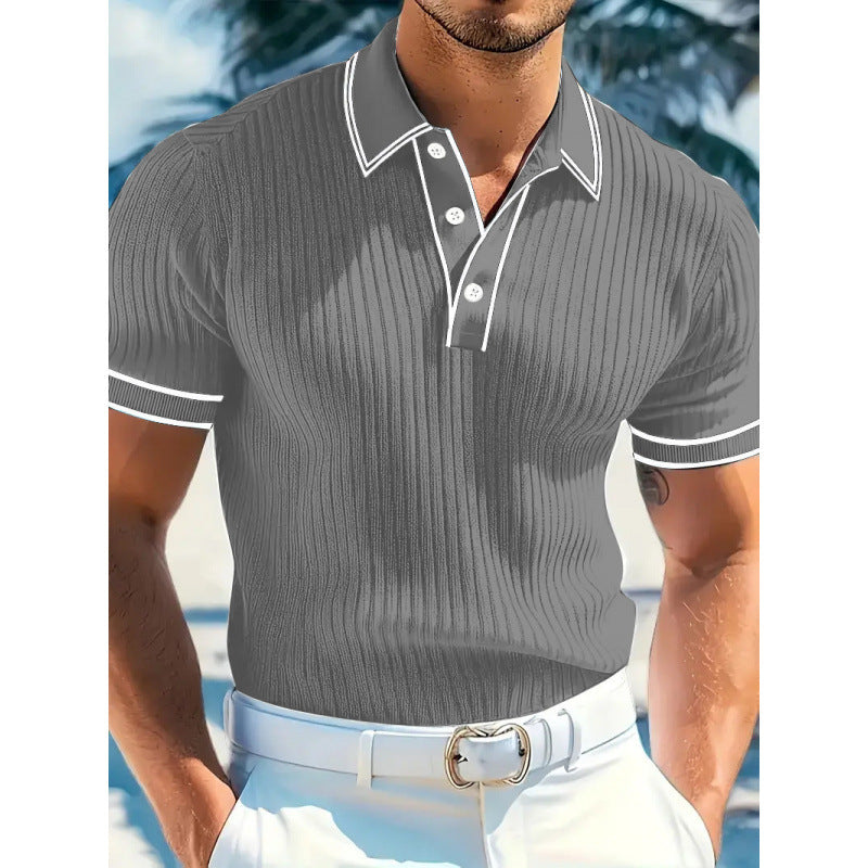 Color-Block Polo Shirt