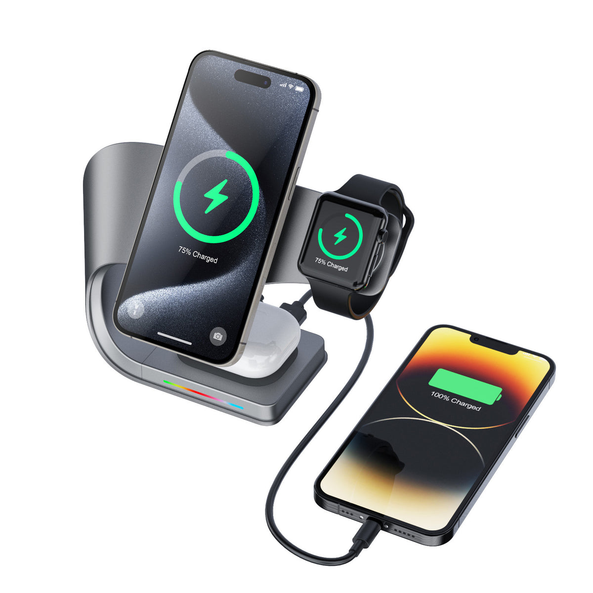 3-in-1 Wireless Charger