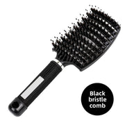 Hairdressing comb, ribbed comb