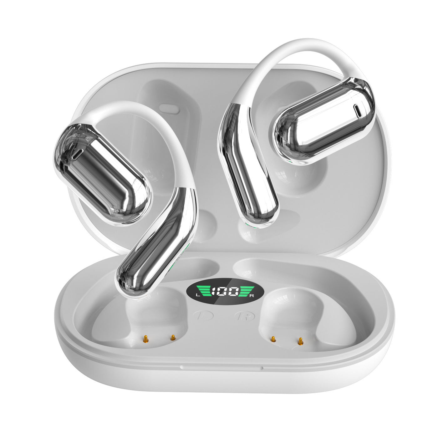 Open Ear Bluetooth Headphones with AI Translation