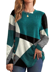 Printed Cashmere Blend Tee