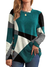 Printed Cashmere Blend Tee