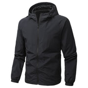 Mens Lightweight Waterproof Hooded Jacket