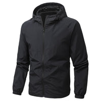 Mens Lightweight Waterproof Hooded Jacket