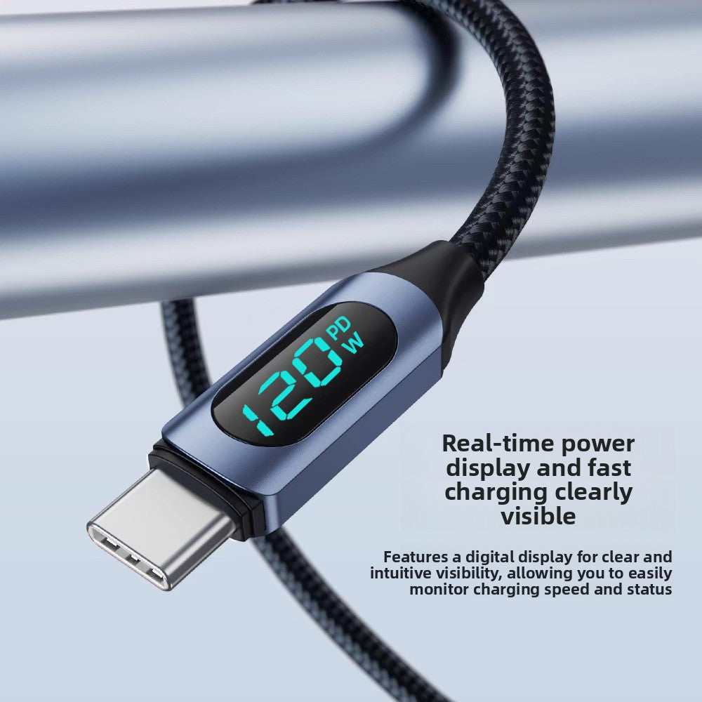 120W Fast Charging USB Type-C Cable