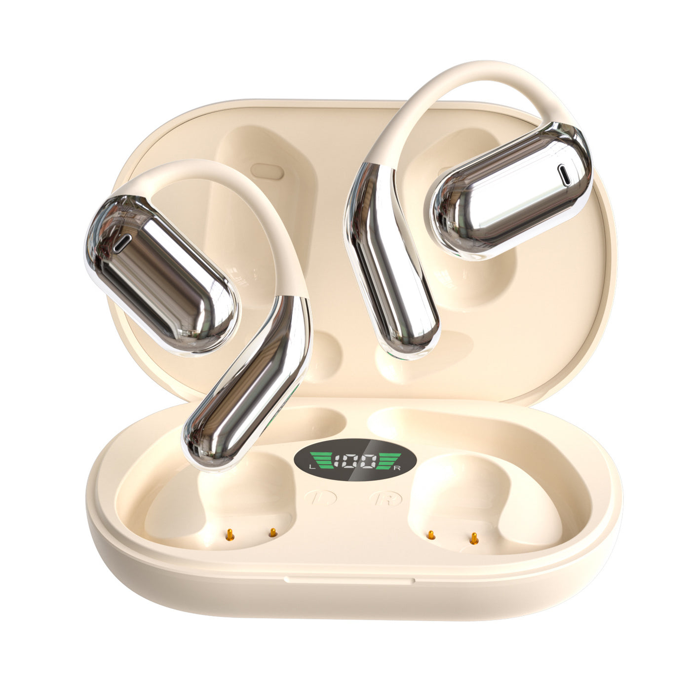 Open Ear Bluetooth Headphones with AI Translation