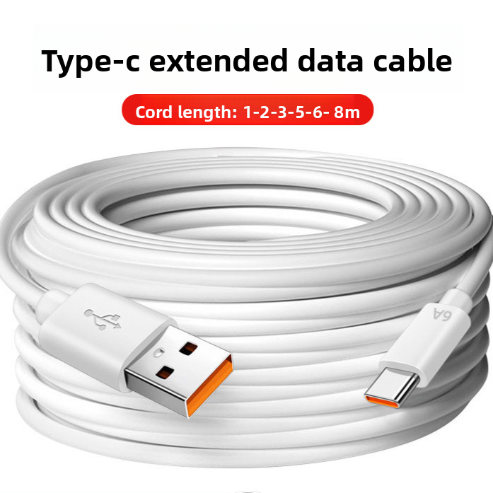 Extended Length USB Fast Charging Cable for Android and Type-C Devices