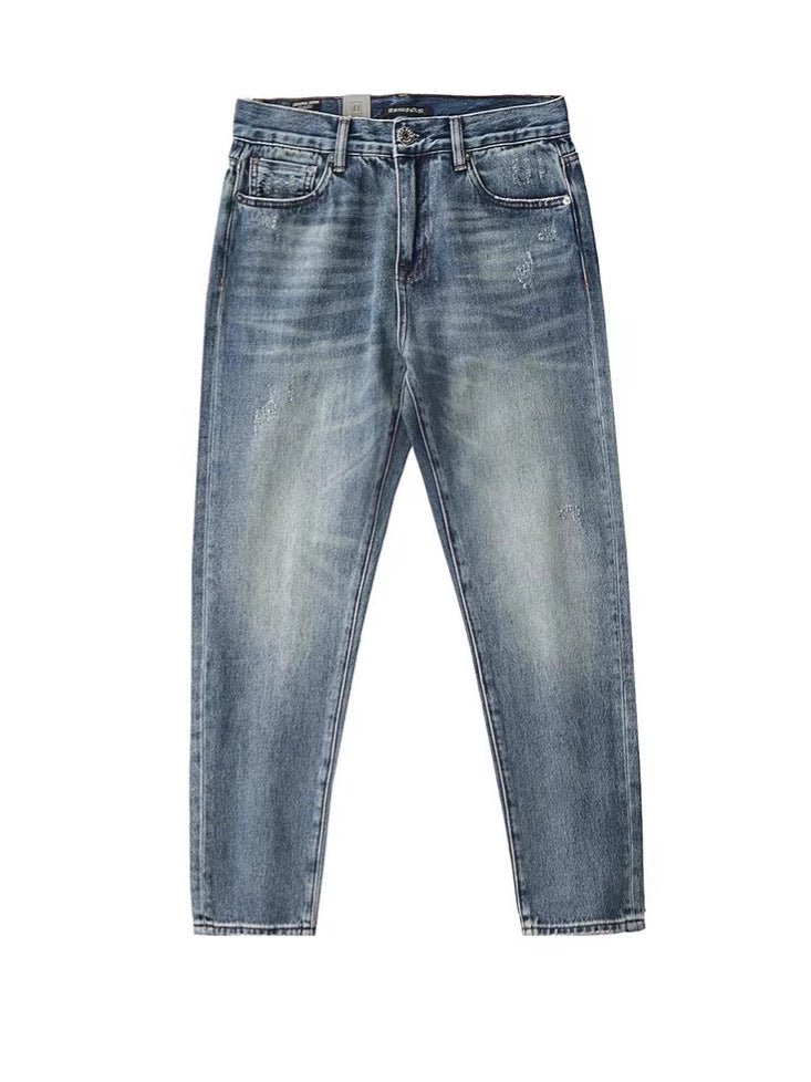 Retro Straight-Fit Denim Jeans