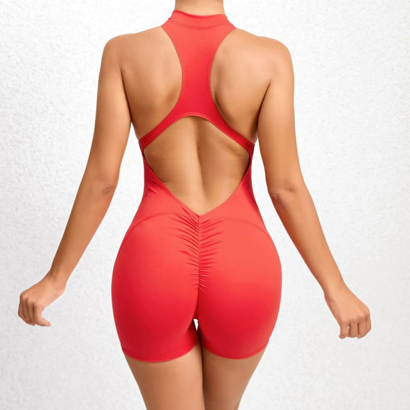 Yoga Sportswear Set with Back Strap